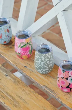 Picnic Vibes|Drinkware^Annabel Trends Abstract Gum Wine Tumbler 295ml Olive