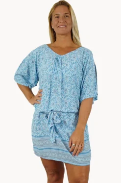 Dresses^Sundrenched Alpine Hayman Dress Aqua