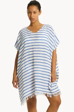 Overswim^Sea Level Amalfi Kaftan Amalfi blue