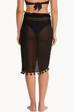 Sarongs^Seafolly Amnesia Sarong Black