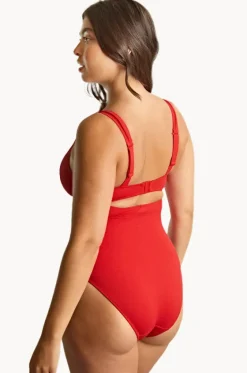One Pieces^Panache Aurora Lara F Cup Plunge One Piece Red