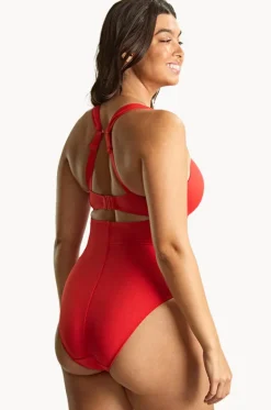 One Pieces^Panache Aurora Lara F Cup Plunge One Piece Red