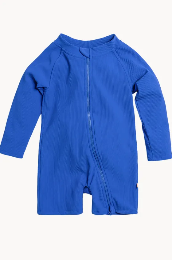 Rashies & Sunsuits|Rashies & Sunsuits^Tini Togs Baby Boys Zip Boyleg Sunsuit Peacock