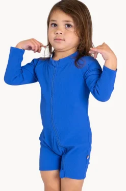 Rashies & Sunsuits|Rashies & Sunsuits^Tini Togs Baby Boys Zip Boyleg Sunsuit Peacock