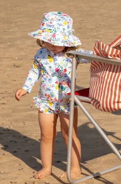 Rashies & Sunsuits^Minihaha Baby Girls Addison Sunsuit Blue/Multi