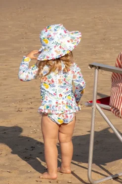 Rashies & Sunsuits^Minihaha Baby Girls Addison Sunsuit Blue/Multi