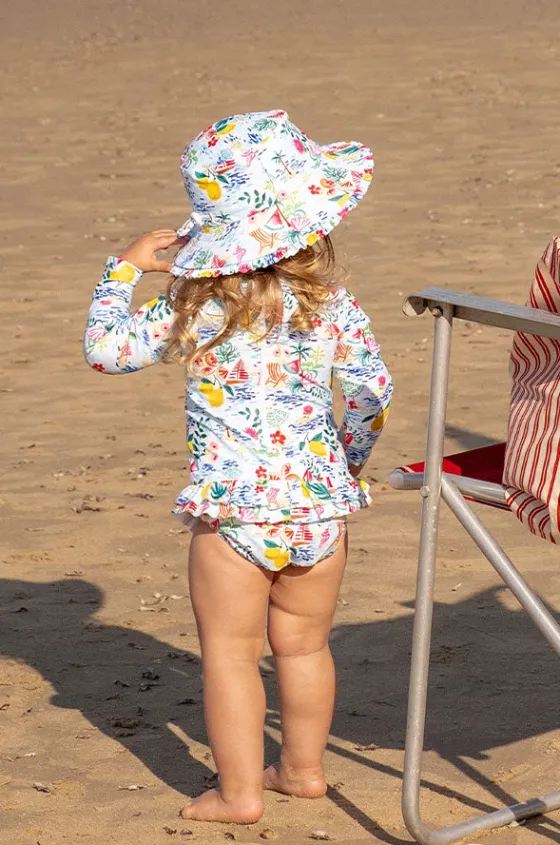 Rashies & Sunsuits^Minihaha Baby Girls Addison Sunsuit Blue/Multi