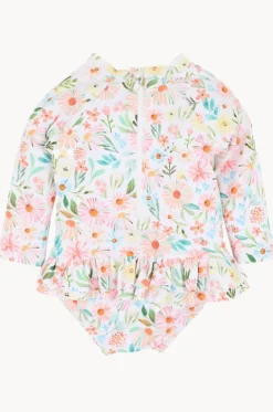 Rashies & Sunsuits^Minihaha Baby Girls Eliana Sunsuit Blue/Natural