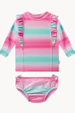 Rashies & Sunsuits^Seafolly Girls Baby Girls Ombre Suntop Set Multi
