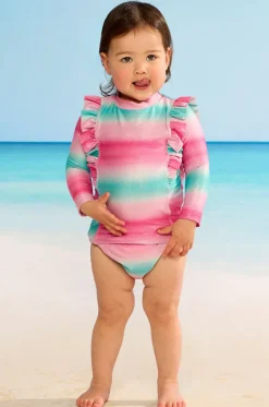 Rashies & Sunsuits^Seafolly Girls Baby Girls Ombre Suntop Set Multi