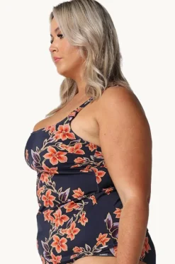 Tankini Tops^Capriosca Bahamas Tankini Separate Navy/orange