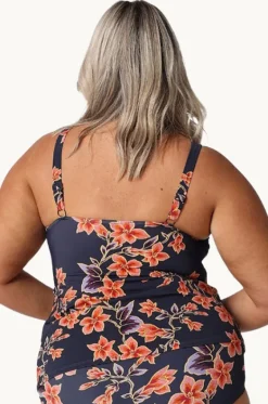 Tankini Tops^Capriosca Bahamas Tankini Separate Navy/orange