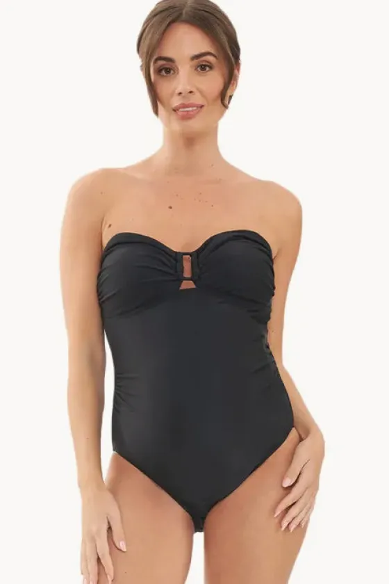 One Pieces^Ripe Maternity Bandeau One Piece Black