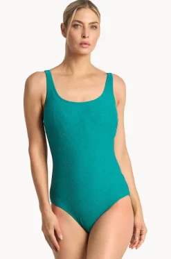 One Pieces^Poolproof Barbados DD/E Cup Vee One Piece BLACK