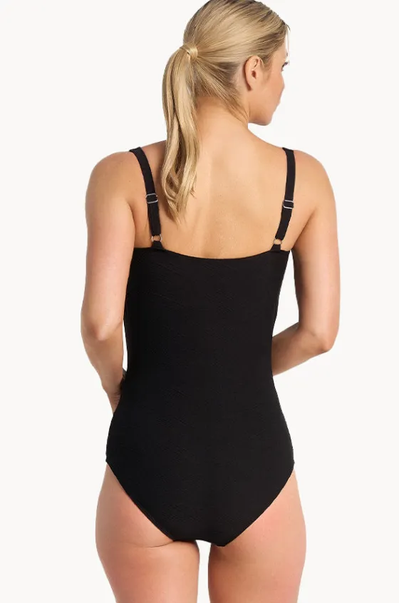 One Pieces^Poolproof Barbados F/G Cup One Piece BLACK