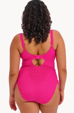 One Pieces^Elomi Swimwear Bazaruto F/FF Cup Cut Out One Piece Fuchsia