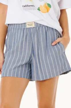 Shorts^Rip Curl Beach Days Pinstripe Short Dusty Blue