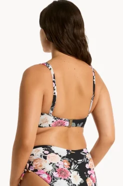 Bikini Tops^Sea Level Belle Cross Front Bra Black