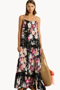 Dresses^Sea Level Belle Tiered Maxi Sundress Black