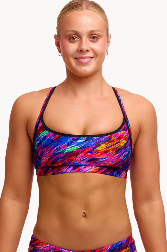 Bikini Tops^Funkita Big Bang Sports Top Multi