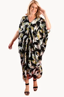 Dresses^Bodacious Bird Of Paradise Cushla Dress Black