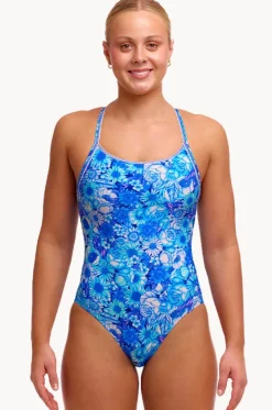 One Pieces^Funkita Bloom Shakalaka Diamond Back One Piece Blue