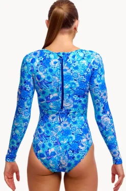 Rashies & Sunsuits^Funkita Bloom Shakalaka Love Cover Sunsuit Blue