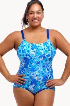 One Pieces^Funkita Bloom Shakalaka Scoop Neck One Piece Blue