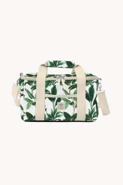 Cooler Bags|Picnic Vibes^Good Vibes Botanical Deluxe 15 Can Cooler Bag Green