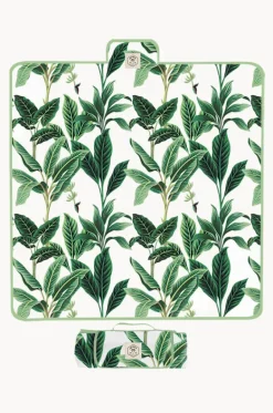 Picnic Vibes^Good Vibes Botanical Picnic Mat Green