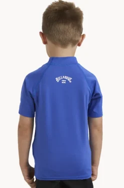 Rashies & Sunsuits^Billabong Boys All Day Arch Short Sleeve Suntop Cobalt