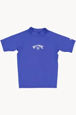 Rashies & Sunsuits^Billabong Boys All Day Arch Short Sleeve Suntop Cobalt