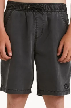 Boardshorts^Billabong Boys All Day Overdye Boardshort Washed black