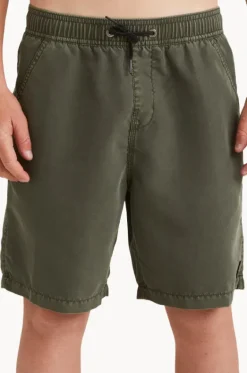 Boardshorts^Billabong Boys All Day Overdye Layback Boardshort Military