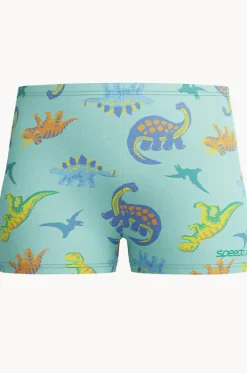 Trunks|Swimwear^Speedo Boys Allover Print Aquashort Teal