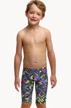 Jammers^Funky Trunks Boys Bits Of Peace Jammer Black/multi