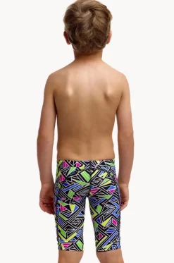 Jammers^Funky Trunks Boys Bits Of Peace Jammer Black/multi