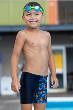 Jammers^Zoggs Boys Bonz Midi Jammer Navy/multi