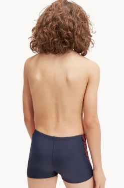 Trunks^Speedo Boys Boom Splice Aquashort Navy/Orange