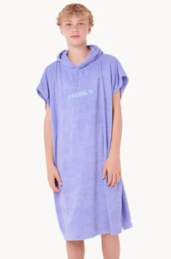 Towel Robes & Ponchos|Towel Robes & Ponchos^Rip Curl Boys Brand Hooded Towel Bright blue