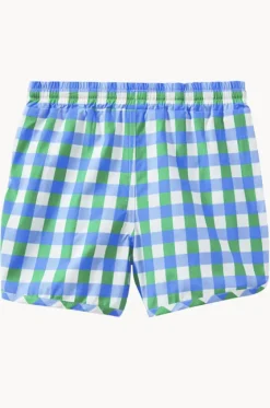 Boardshorts^Milky Boys Check Boardshort Green/blue