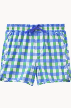 Boardshorts^Milky Boys Check Boardshort Green/blue