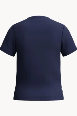 Rashies^Speedo Boys Classic Logo Short Sleeve Suntop Peacoat