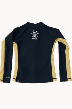 Rashies & Sunsuits|Rashies & Sunsuits^Rip Curl Boys Cosmic Zip Suntop Deep navy