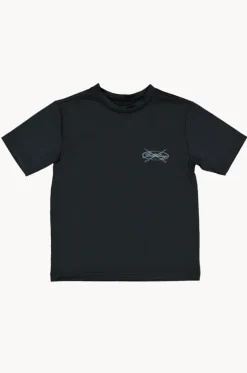 Rashies & Sunsuits^Billabong Boys Cross Board Short Sleeve Suntop BLACK
