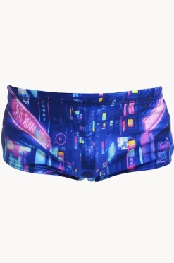 Trunks^Funky Trunks Boys Cyber City Trunk Pink/purple