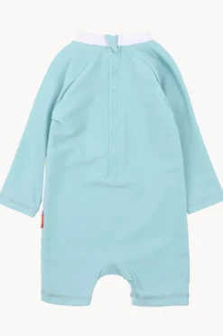 Rashies & Sunsuits|Rashies & Sunsuits^Minihaha Boys Denver Dinosaurs Sunsuit Light Green