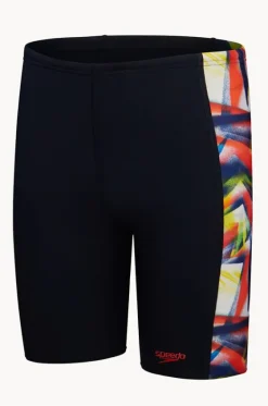 Jammers^Speedo Boys Digital Panel Jammer Navy/multi
