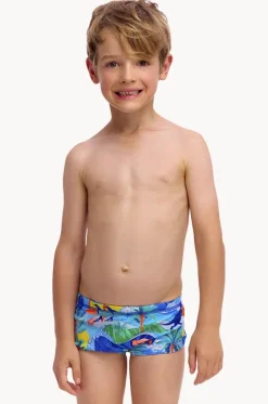 Trunks|Swimwear^Funky Trunks Boys Duuude Trunk Blue/multi