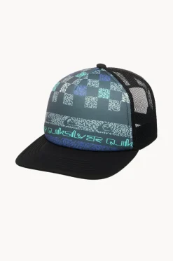 Hats^Quiksilver Boys Emu Coop Cap Aqua